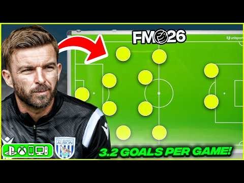 3+ Goals EVERY Game Using This BROKEN 4-4-2 In FM26 | FM26 Best Tactics