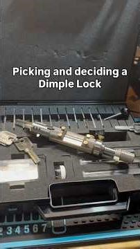 Lockpicking: Picking and decoding a Dimple lock