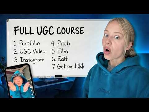 How to start UGC in 2026 (FREE 8 HOUR COURSE)