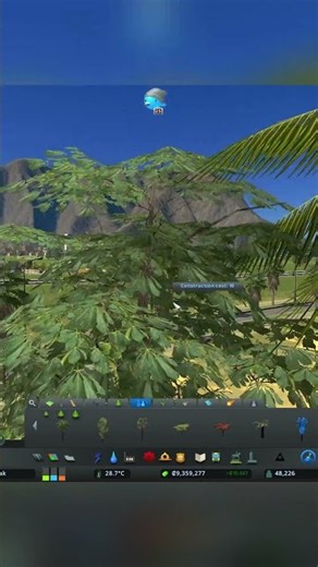 Tree Line Roads are AMAZING in Cities: Skylines! #shorts