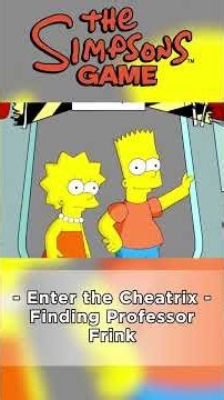 The Simpsons game | Enter the Cheatrix | Finding Professor Frink#thesimpsons#thesimpsonsgame