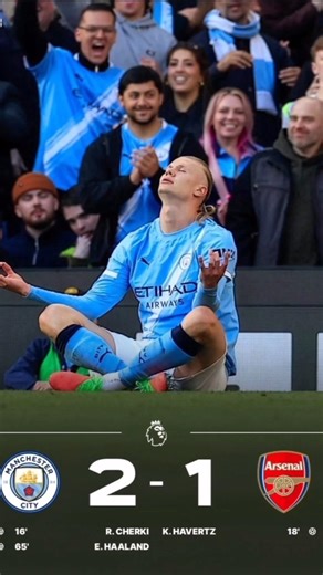 Manchester City vs Arsenal 2-1 Goals Highlights