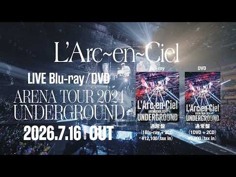 LIVE Blu-ray/DVD 『ARENA TOUR 2024 UNDERGROUND』