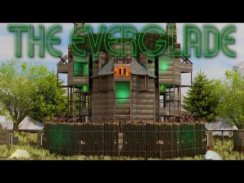 THE EVERGLADE – Best BUNKERED 1x3 Base in Rust? Open Core + Shield Wall | 2026