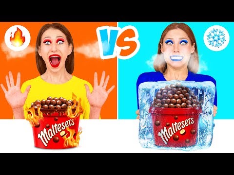 Hot vs Cold Food Challenge | Food Battle by Fun Teen