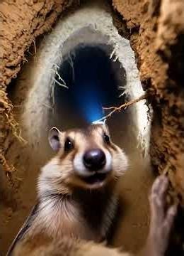 What Groundhogs Really See Underground Will Surprise You #naturedocumentary #undergroundworld