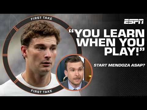 'As soon as humanly possible'- Kevin Clark feels the Raiders need to start Mendoza ASAP | First Take