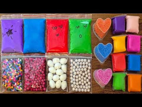 Making Relaxing Slime with Satisfying Bags & Clay