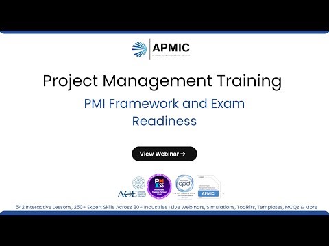 PMI Project Management Framework and Exam Readiness | Advanced Project Management Certification