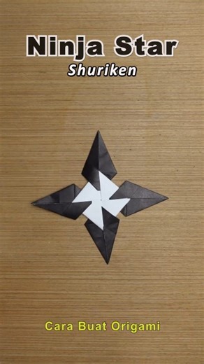 Origami Ninja Star Easy Shuriken #origami #origamitutorial #origamishuriken