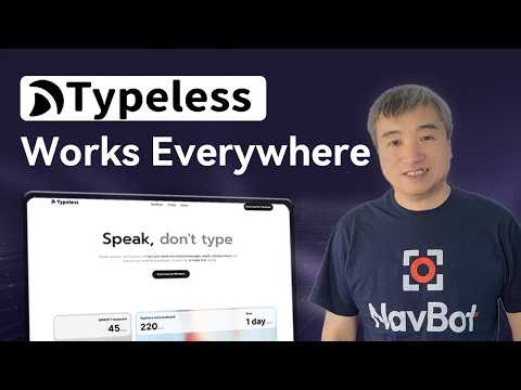 Typeless: The AI Voice Keyboard App – Dictate Your Text, No Keyboard Needed!