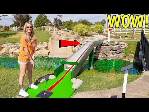 We Found the HARDEST Mini Golf Course at a Driving Range!