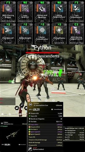 Python #tfd #thefirstdescendant #gaming