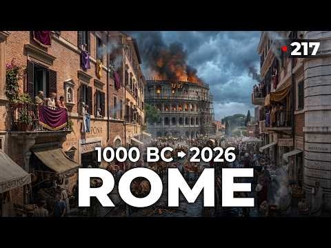Evolution of Rome | The Colosseum Valley (Fixed-Camera Timelapse)