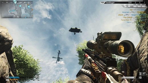 Call of Duty Ghosts had some of the most unique DLC we've ever had - on the map Ruins, you could become the Predator by completing a Field Order