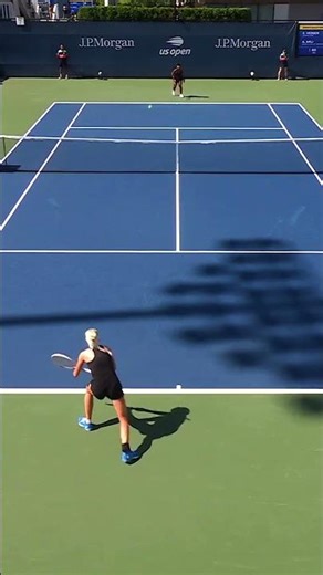 Speed DEMON gets to this drop shot! 😎