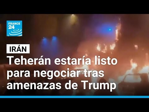 Irán pide a Trump negociar tras amenazas de intervenir por represión en protestas • FRANCE 24