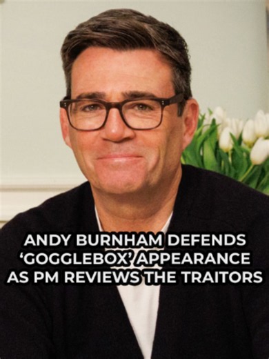 Andy Burnham has defended his appearance on Channel 4’s Gogglebox after critics accused him of dodging more serious issues. Opposition leader Kemi Badenoch has questioned how he had the time to take part in the show. The Prime Minister, who reviewed The Traitors and Strictly Come Dancing, said he would “make no apology” for trying to “lead with a bit of lightness.” #Gogglebox #CelebrityGogglebox #AndyBurnham #ukpolitics #GBNews