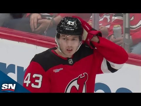 Luke Hughes On Ice For Two Goals Against To Forget vs. Hurricanes