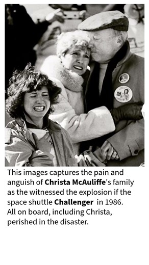 CHRISTA MCAULIFFE’s Family Watches as the Space Shuttle CHALLENGER Explodes #death #nasa #challenger