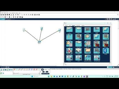 Cisco Packet Tracer LAN Setup Tutorial. Connect PCs and Test Network Step by Step