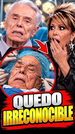 Enrique Guzmán appears UNRECOGNIZABLE with a new look on his face