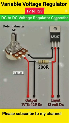 Variable Voltage Regulator 1V to 12V💻