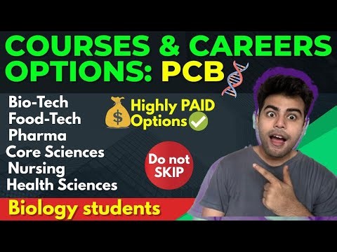 Top Biology Career Options | Best PCB Courses Explained Biotech, Pharma, Food tech and more...
