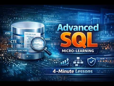 SQL Advanced #7 - Performance Techniques