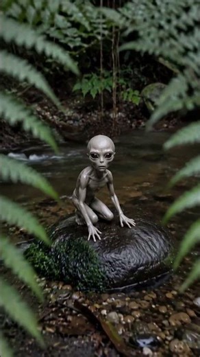 Mysterious Humanoid Found In Dark Jungle #DarkMysteries #AlienEncounter #Paranormal #CreepyVideos