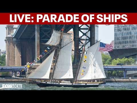 Live: Parade of ships in NYC’s Hudson River for July 4th, America 250