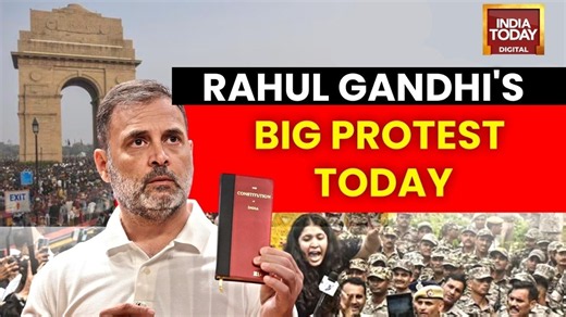 Congress Protests, CEC Resignation Demand, BJP Hits Out at Rahul Gandhi