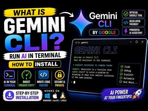 👉 What is Gemini CLI? 🤖 Run AI in Terminal | How to Install Gemini CLI (2026)