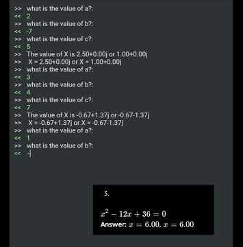 Quadratic Equation solved using python #python #coding