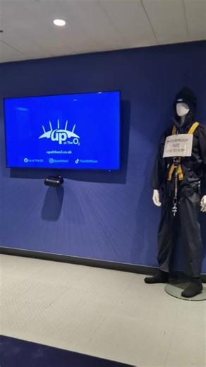 Hiking Up at the O2 in London