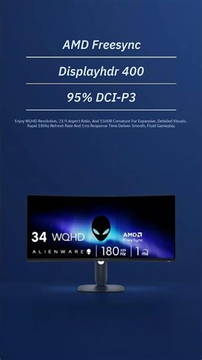 Alienware 34 Curved Gaming Monitor – AW3425DWM