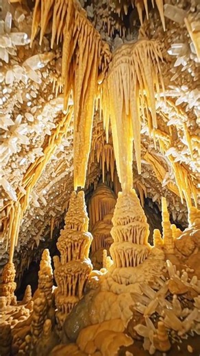 Inside Caverns of Sonora: Texas’ Crystal Cave! 🦇✨ #Shorts