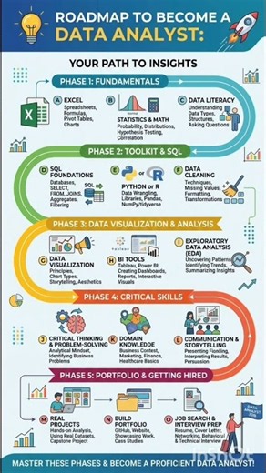 Data Analytics Roadmap 2026 🚀 | Complete Roadmap for Beginners