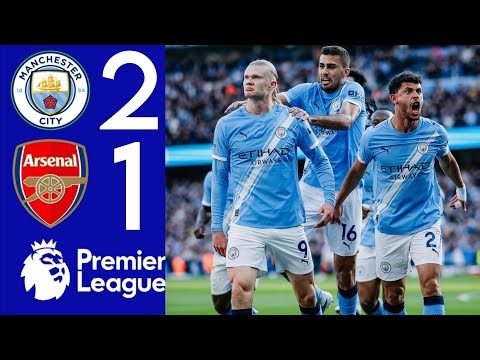 Manchester city vs Arsenal 2-1 Highlights & Goals • rayan cherki & Erling Haaland Goals ⚽⚽
