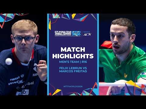 Felix Lebrun vs Marcos Freitas | MT - R16 | #ITTFWorlds2026