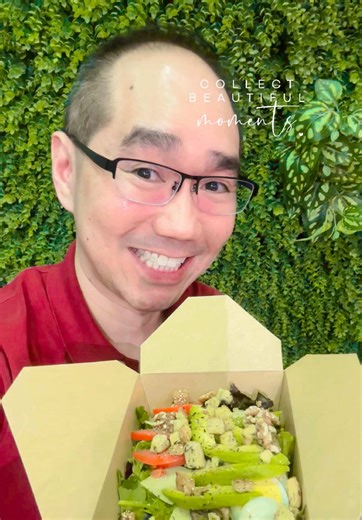 Enjoying Delicious Avocado Salad at Renew Deli