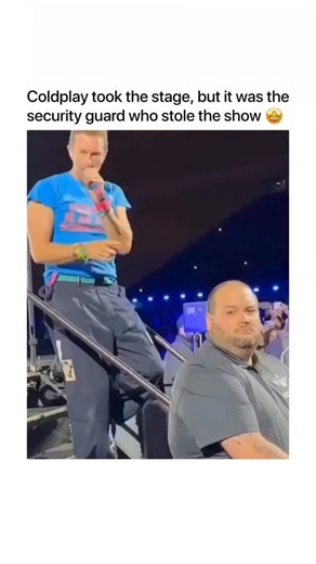 @trendingenglishvibes on Instagram: "Just amazing 🤩 A security guard captivated audiences during a Coldplay concert by delivering an electrifying dance performance after being invited onstage by Chris Martin. This viral moment, often during the song "Something Just Like This," featured the guard donning the band's signature alien headgear and stealing the spotlight with flawless moves. Multiple shows on the Music of the Spheres World Tour saw similar highlights. In Sydney at Accor Stadium, the 