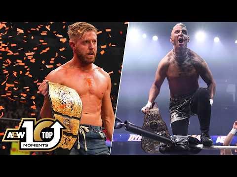 Top 10 AEW Dynamite Title Wins | AEW Top 10