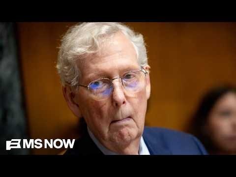 What is going on with Mitch McConnell? Trump says he has 'no idea how he's doing'