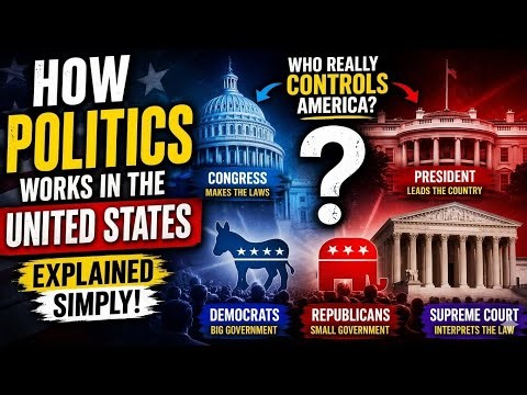 How Politics Works in the United States 🇺🇸 (Explained Simply)