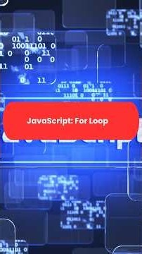 JavaScript For Loop #js #forloop