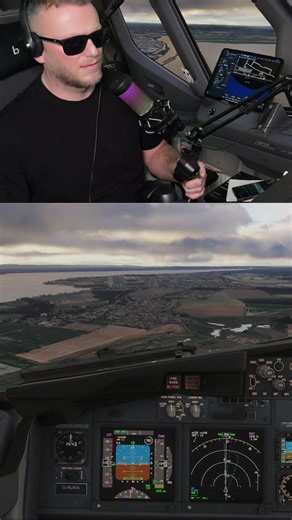 Boeing 737-800 Crosswind Landing at Liverpool Airport