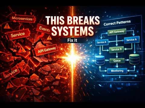 Stop Using Microservices Like This (7 Patterns That Fix It)