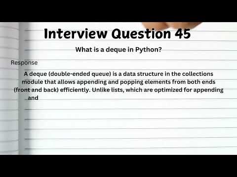 TOP 50+ Python Interview Questions & Answers | Freshers & Experienced Candidates | Crack Interviews