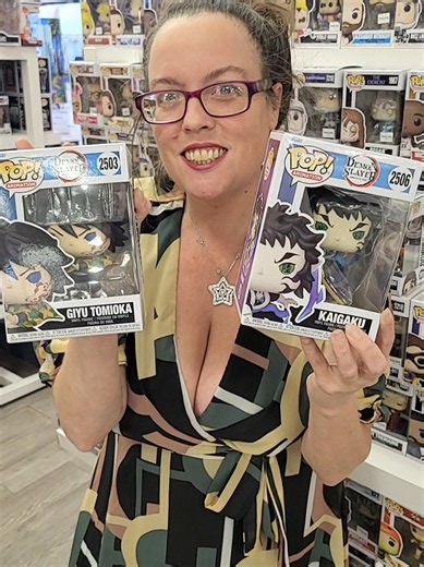 How Cool are these Demon Slayer Funko Pops? Have you seen the Show? Who's your Favorite Character? #FunkoPop #DemonSlayer #GiyuTomioka #TanjiroKamado #Kaigaku @Demon Slayer
